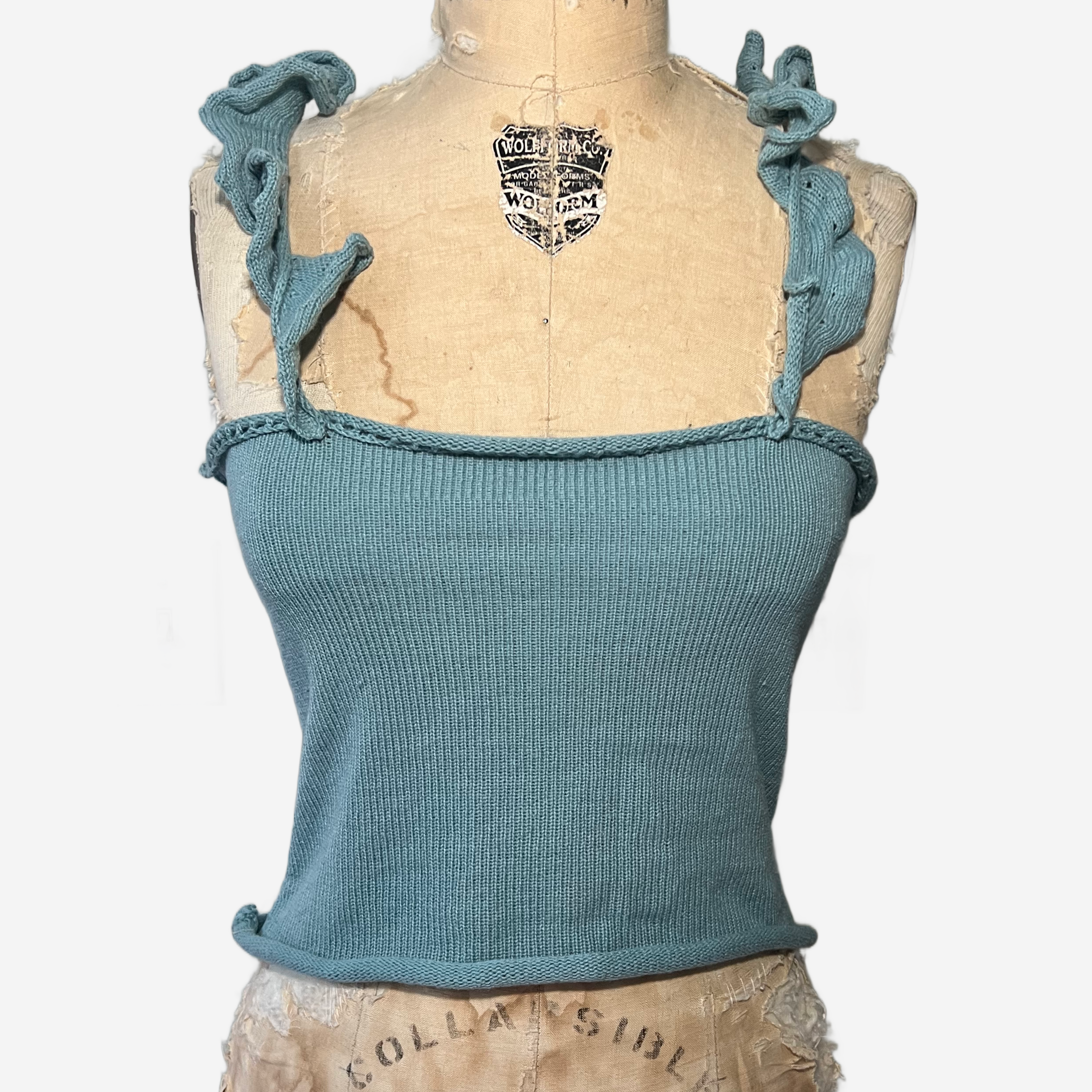 Flounced knit top 3