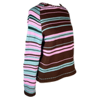 Scrap stripe sweater