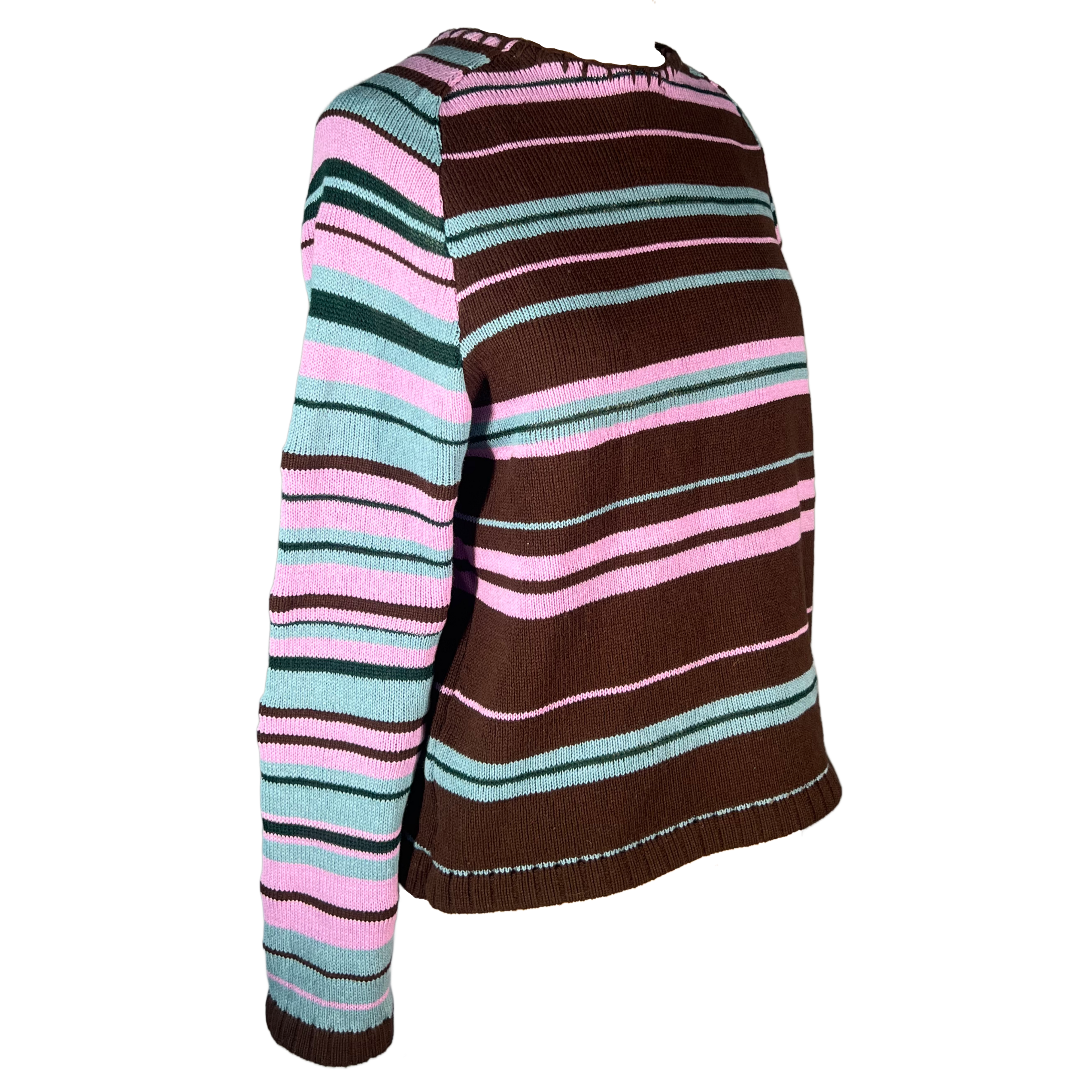 Scrap stripe sweater