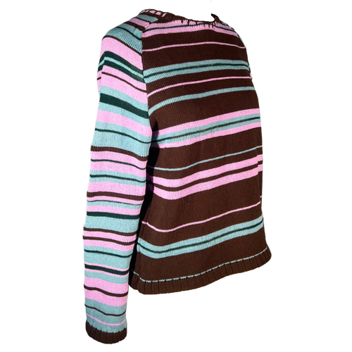 Scrap stripe sweater