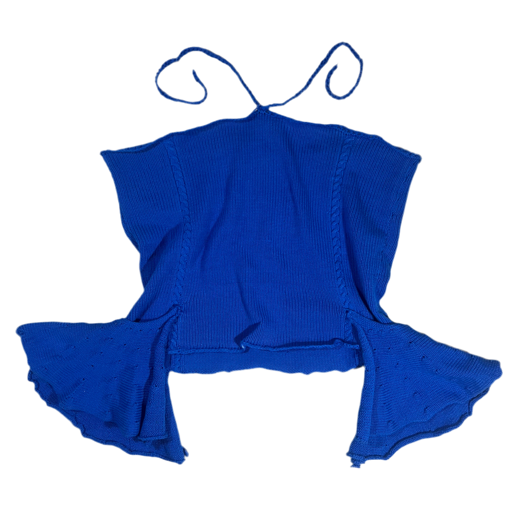 Flounced knit top no. 2