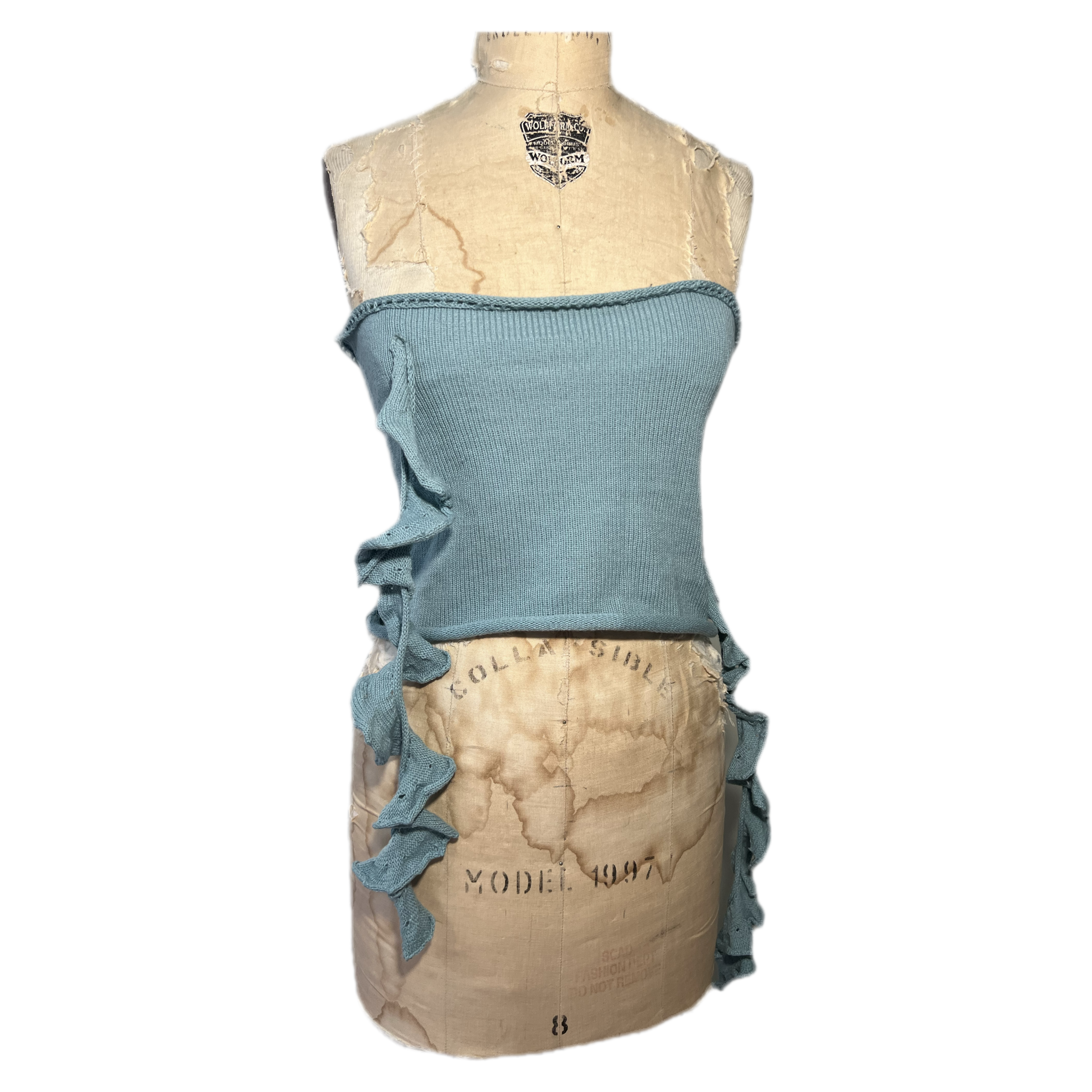 Flounced knit top 3
