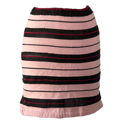 Scrap stripe skirt