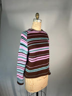 Scrap stripe sweater