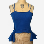 Flounced knit top no. 2