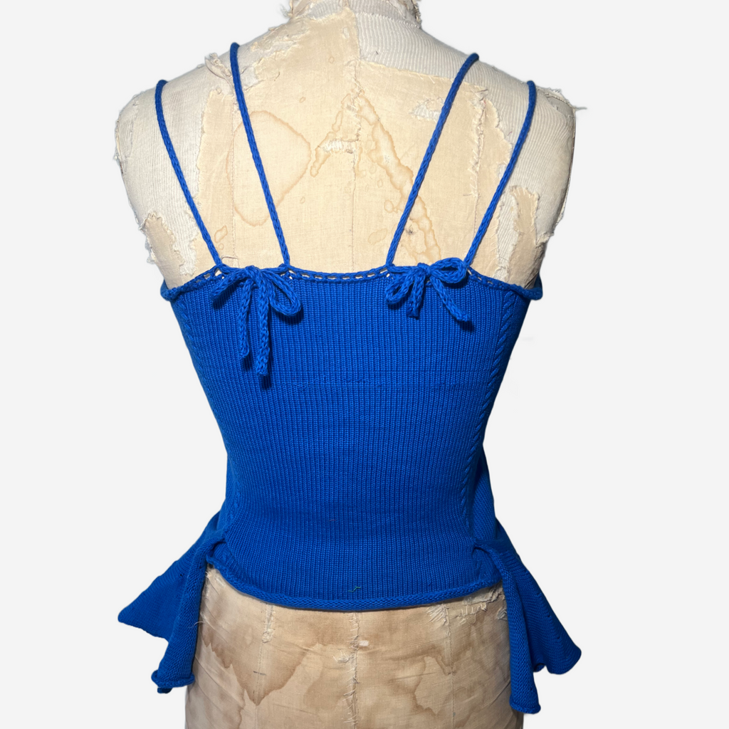 Flounced knit top no. 2