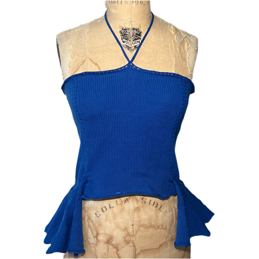 Flounced knit top no. 2