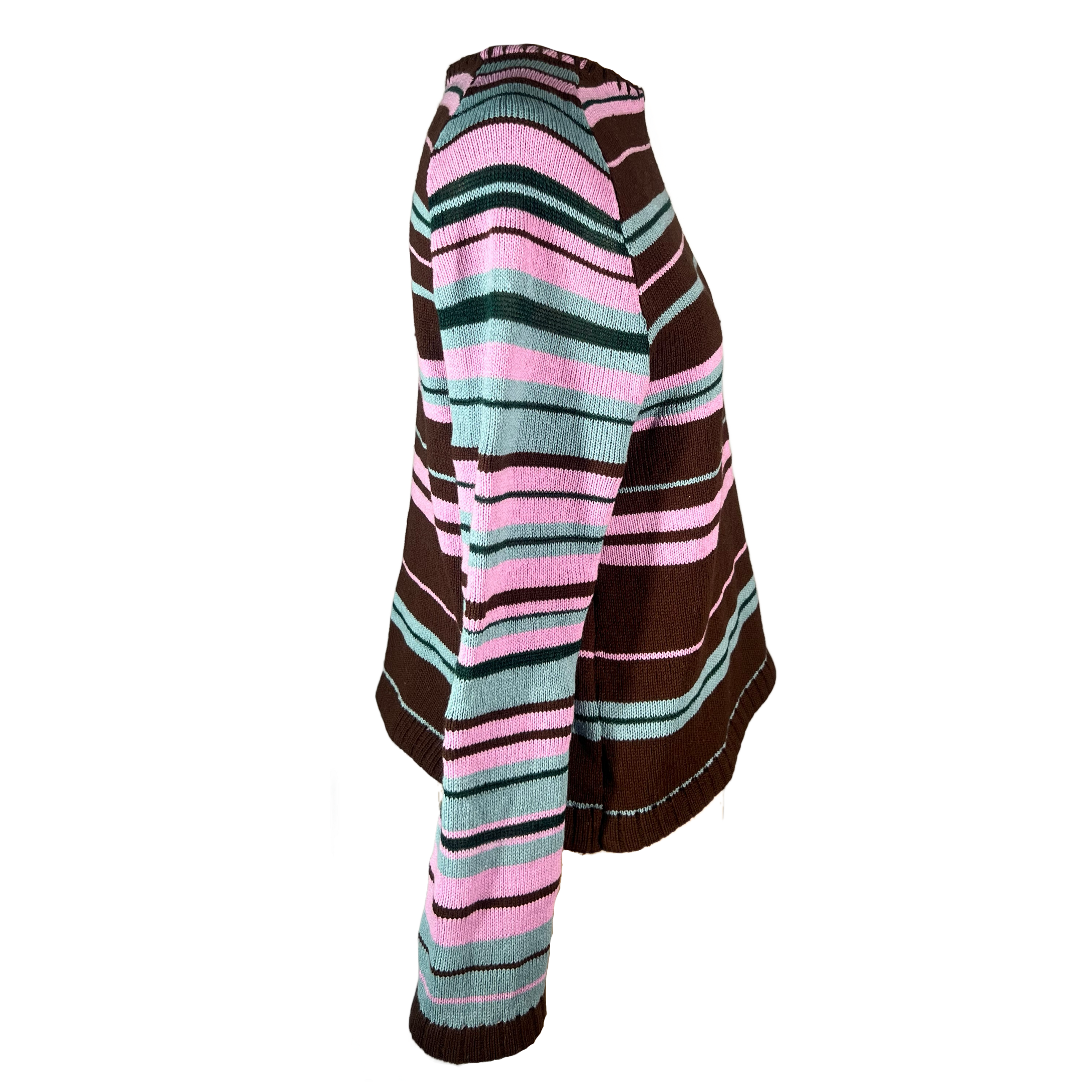 Scrap stripe sweater