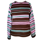 Scrap stripe sweater