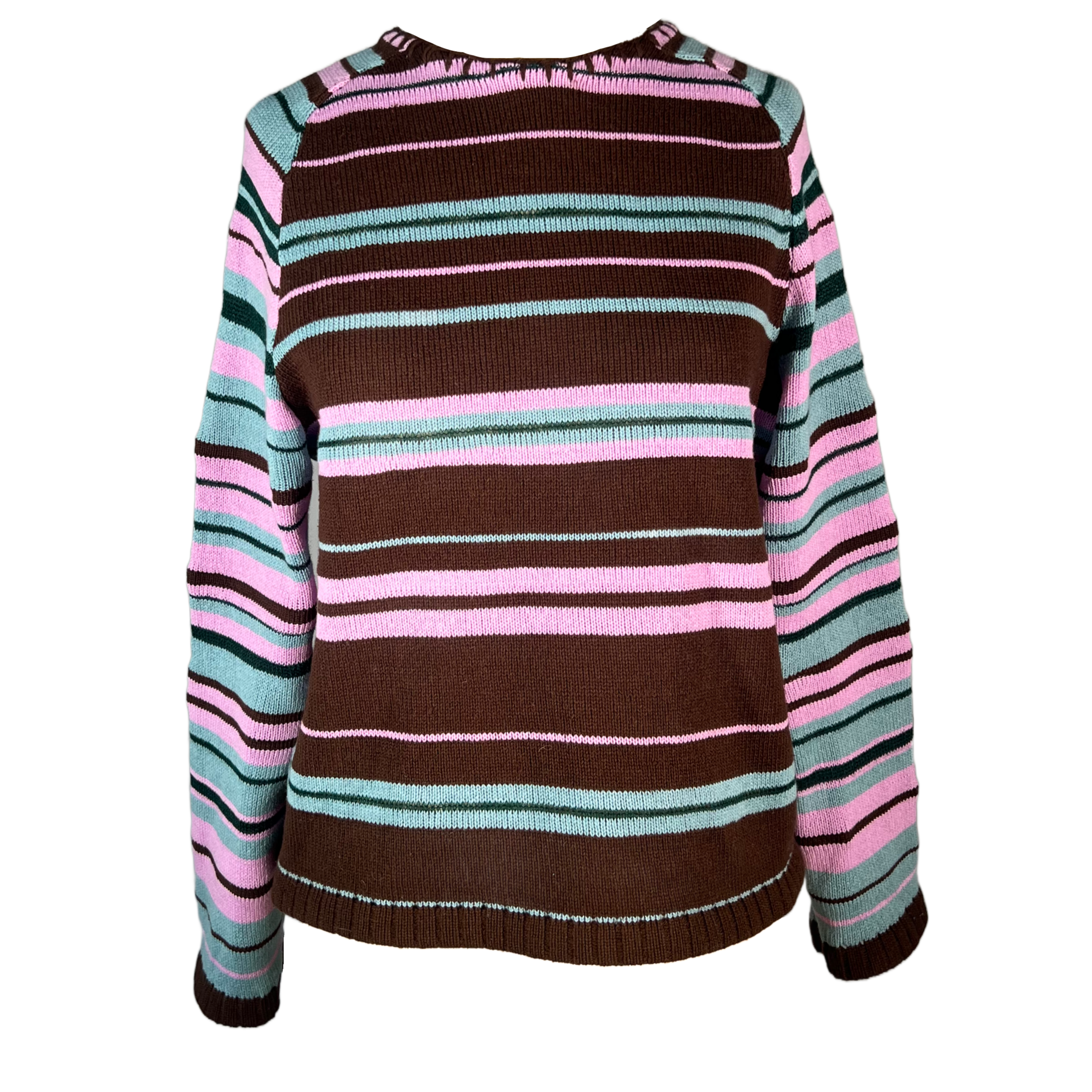 Scrap stripe sweater