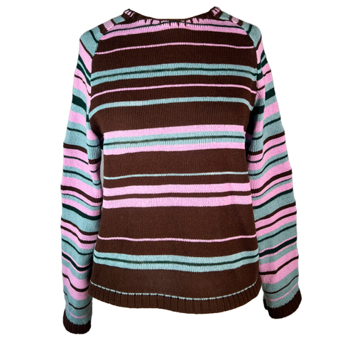 Scrap stripe sweater