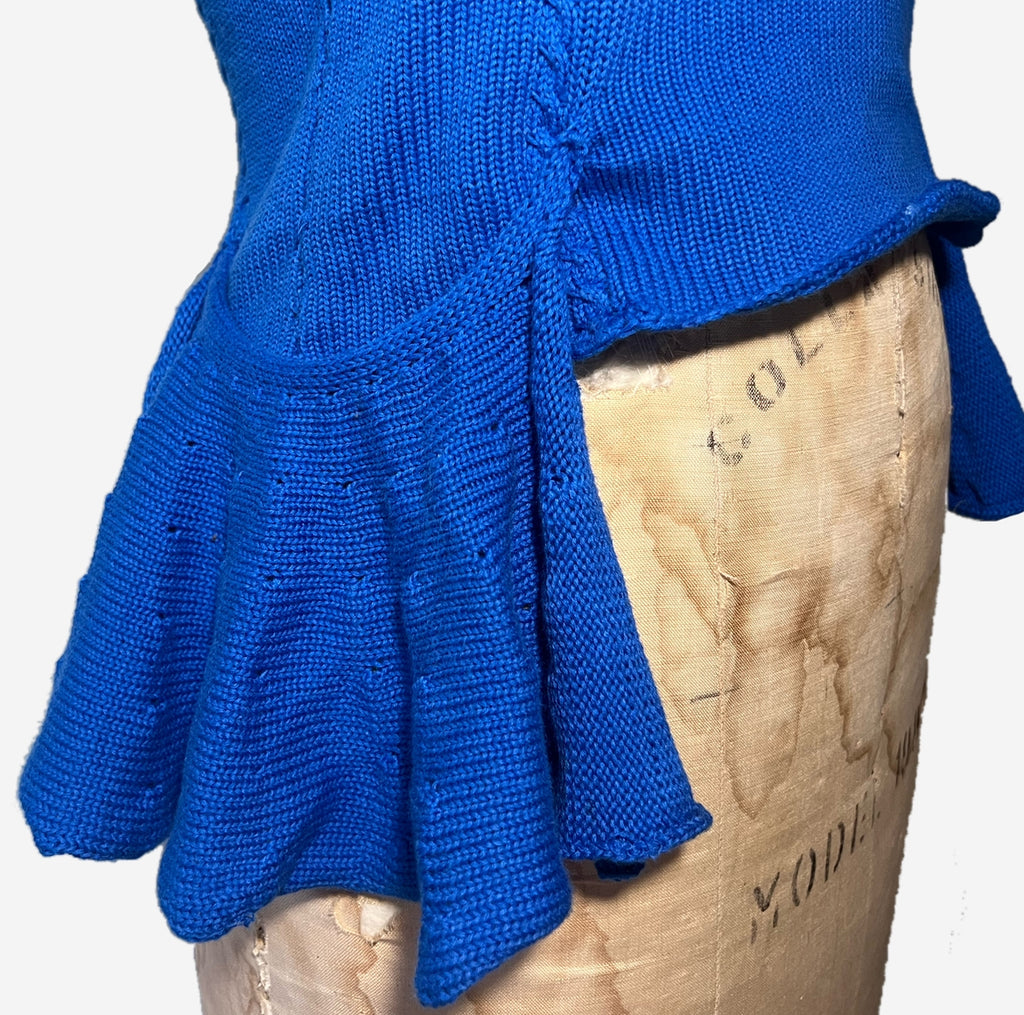 Flounced knit top no. 2