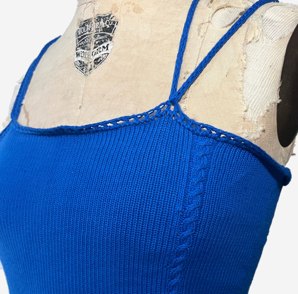 Flounced knit top no. 2