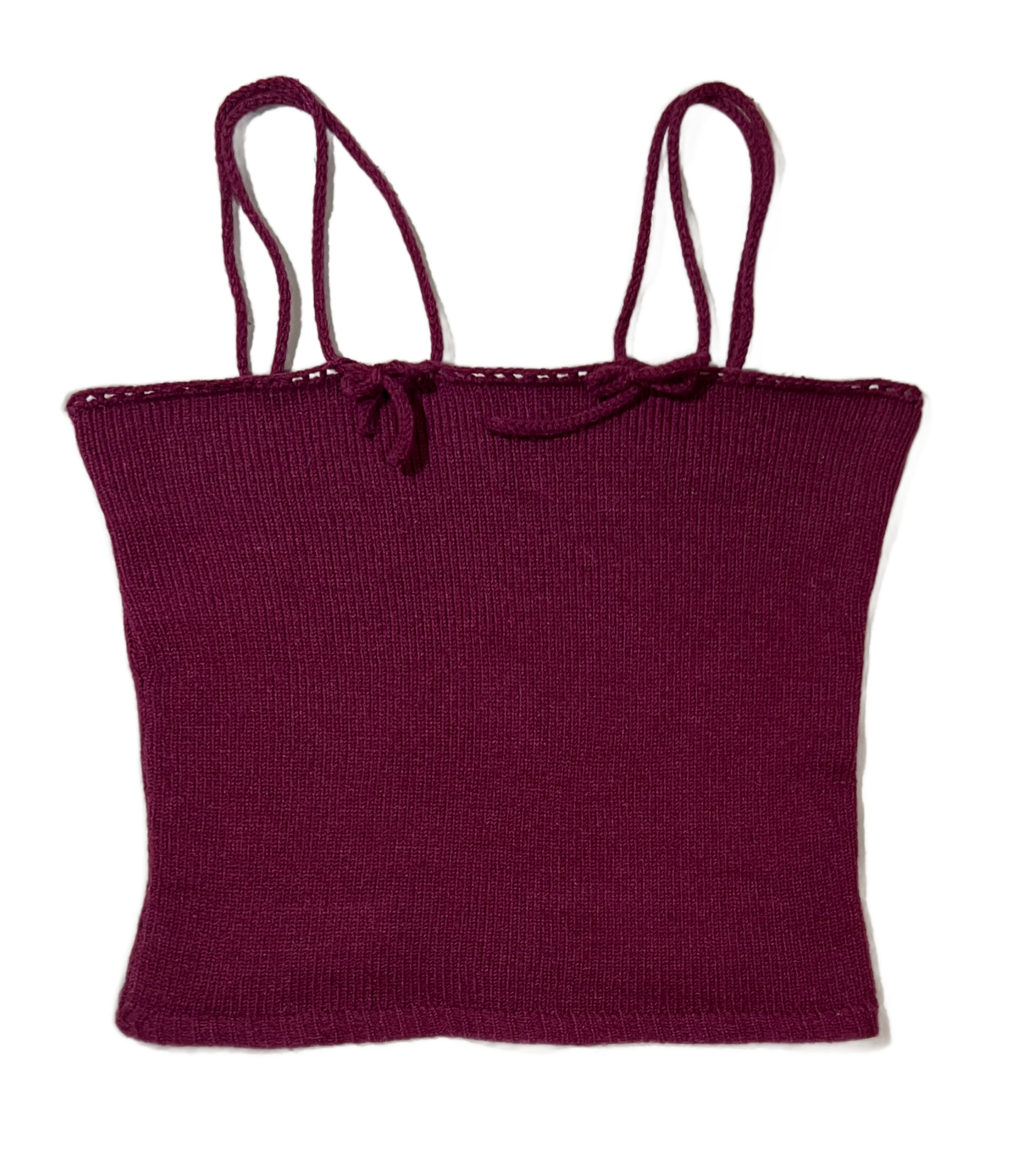 Cable knit tank