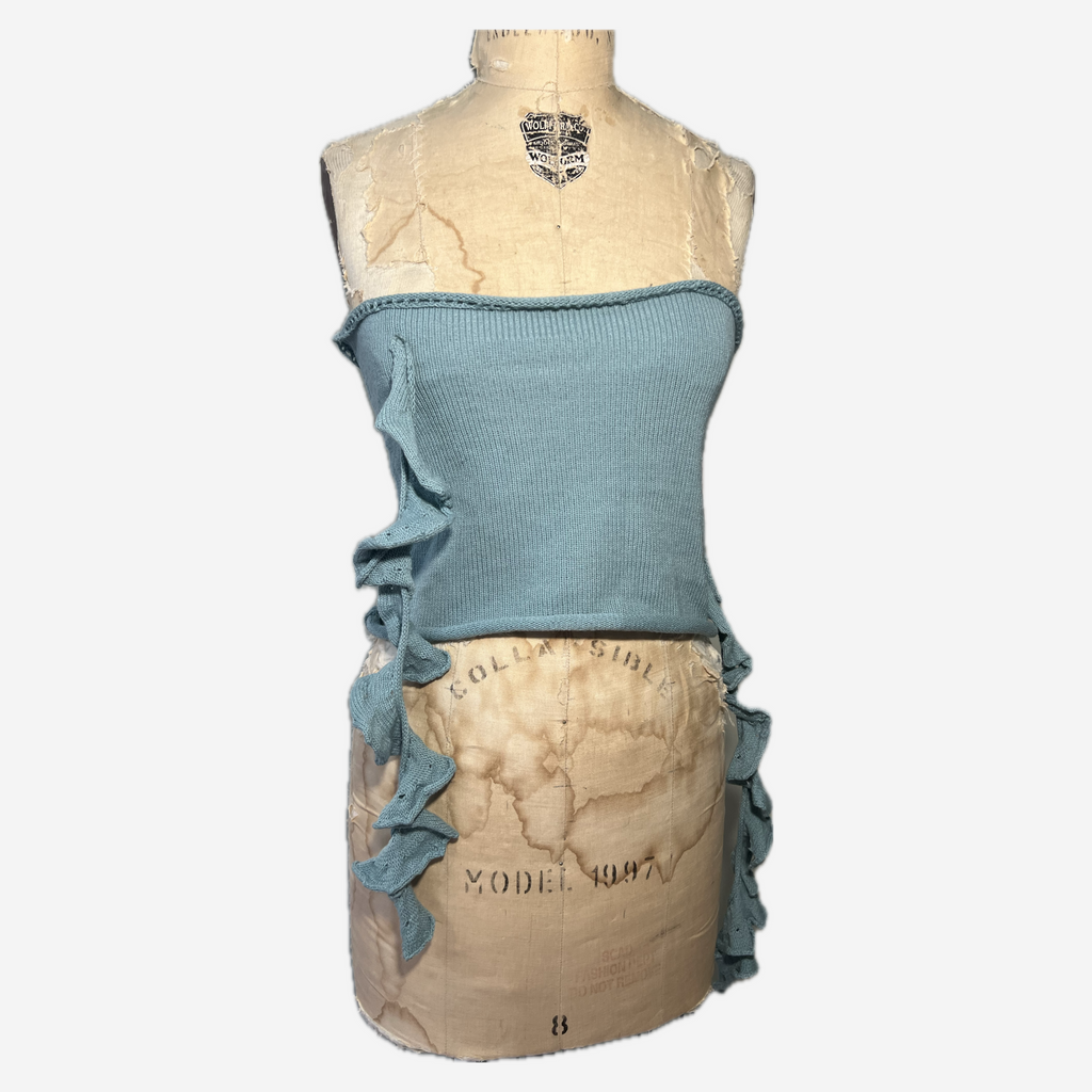 Flounced knit top 3