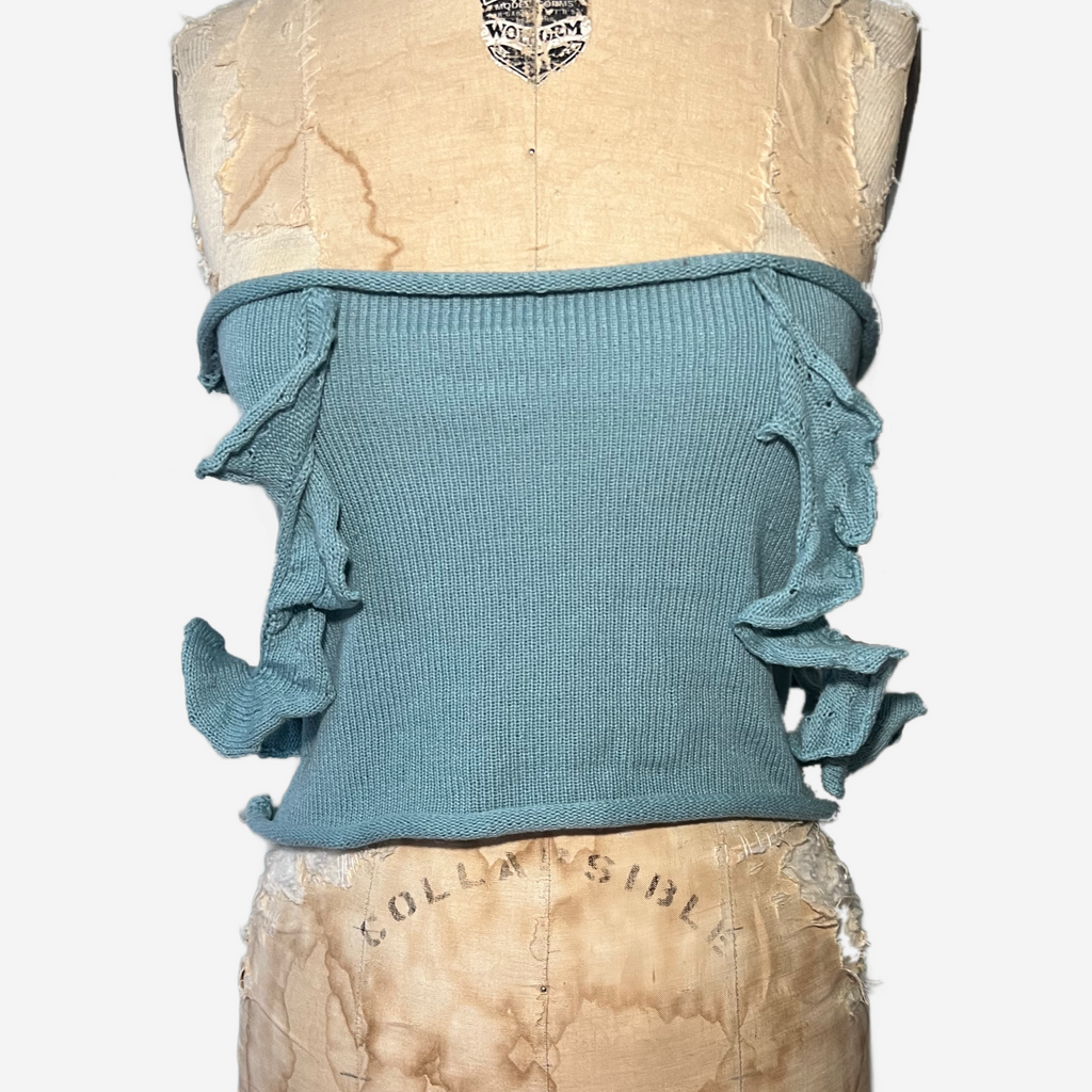 Flounced knit top 3