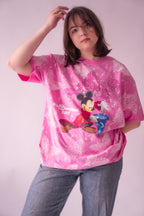 Butterfly block print Disney shirt