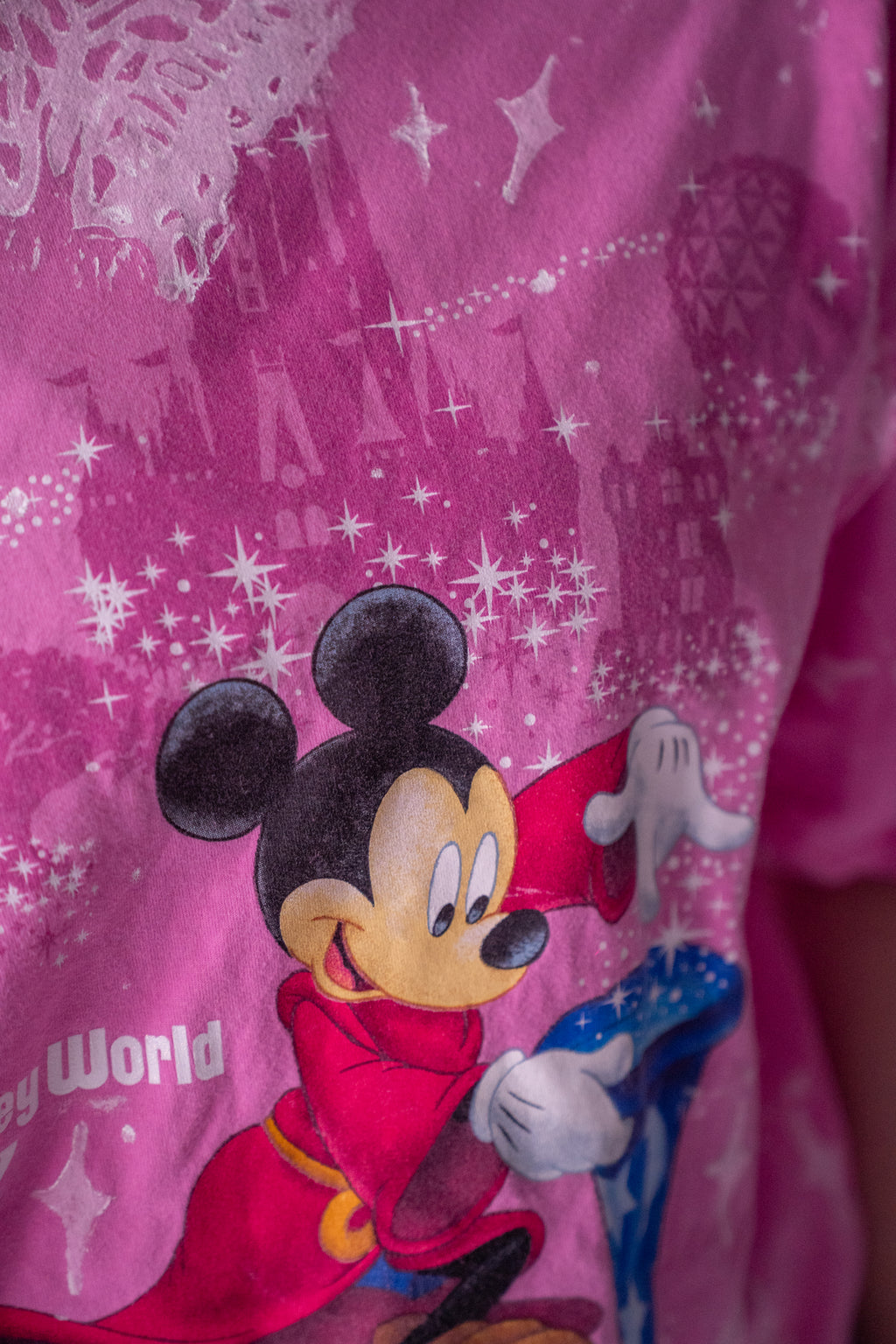 Butterfly block print Disney shirt