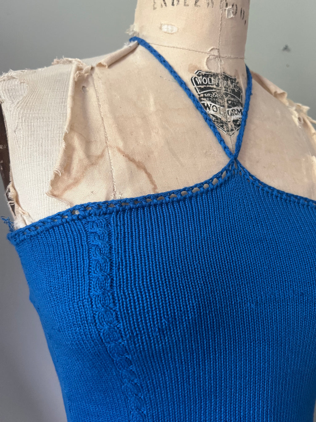 Flounced knit top no. 2